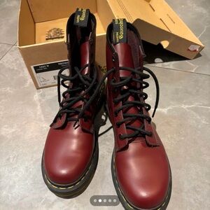 Ruby Red Doc Martens